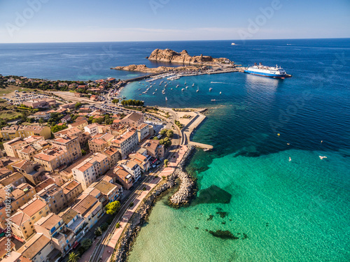 Fototapeta L´lle Rousse from the air