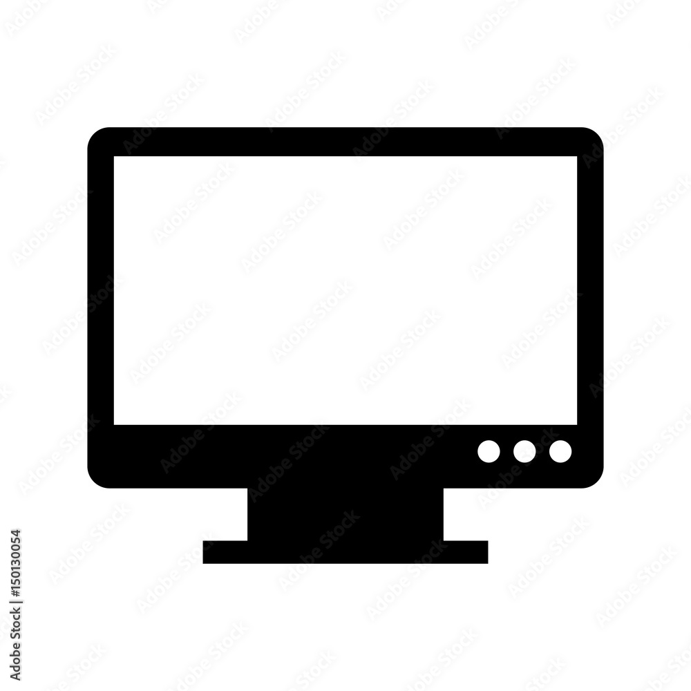 monitor computer isolated icon vector illustration design monitor computer isolated icon vector illustration design