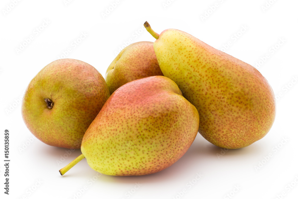 Pears isolated on the white background. Pears isolated on the white background.