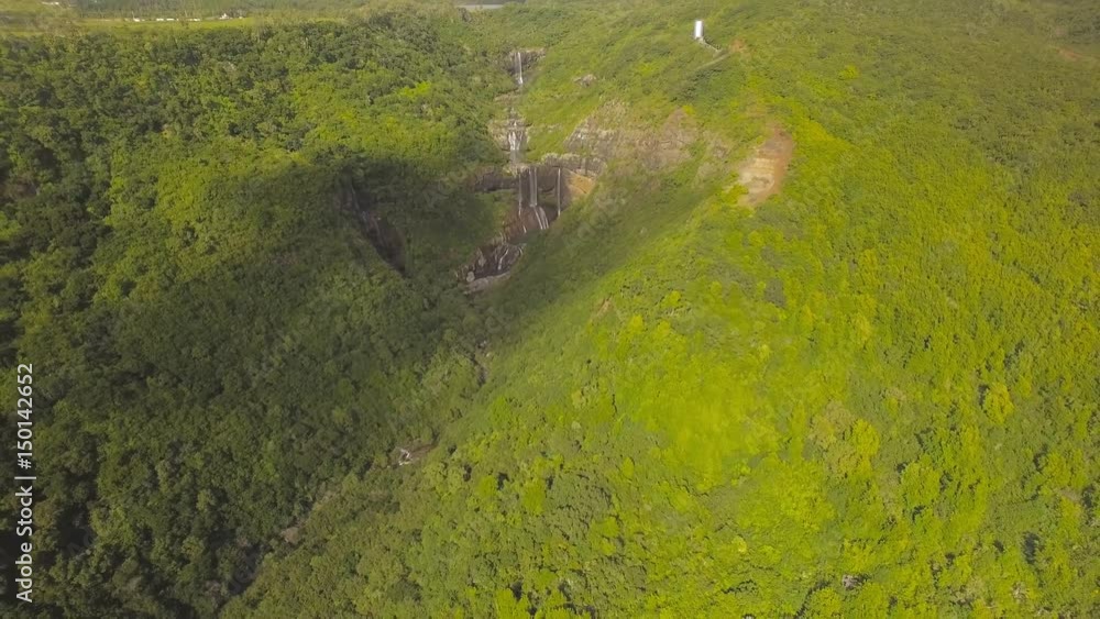 4K UHD Top down aerial video of Tamarin Falls Waterfall (Seven Cascades) - Mauritius, Curepipe, near Black River Gorge National Park 4K UHD Top down aerial video of Tamarin Falls Waterfall (Seven Cascades) - Mauritius, Curepipe, near Black River Gorge National Park