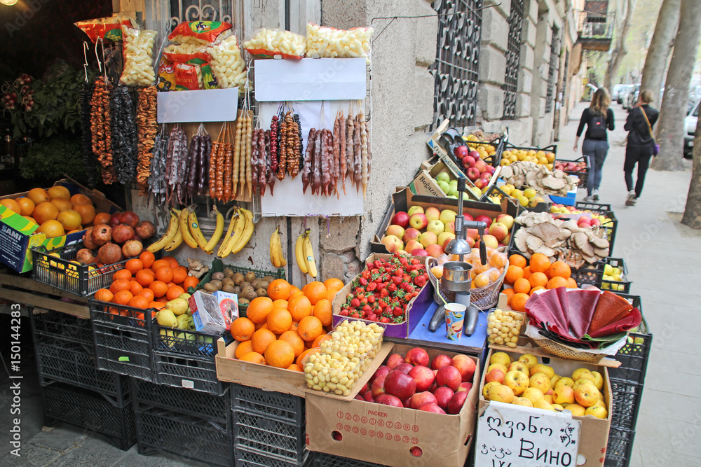 Marktstand in Tiflis