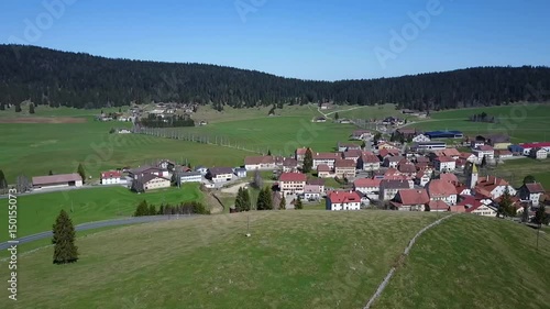 La Brevine - view of town - showing side of town