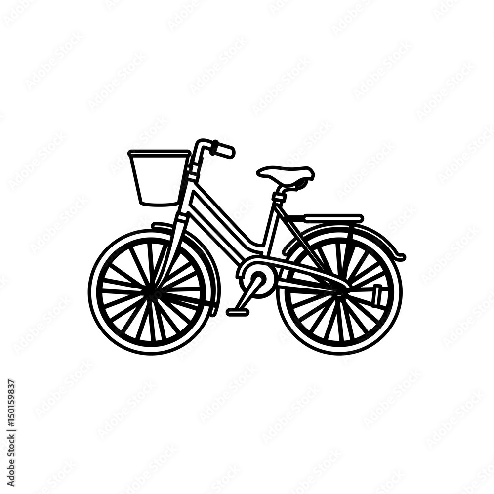Vintage bicycle vehicle icon vector illustration graphic design