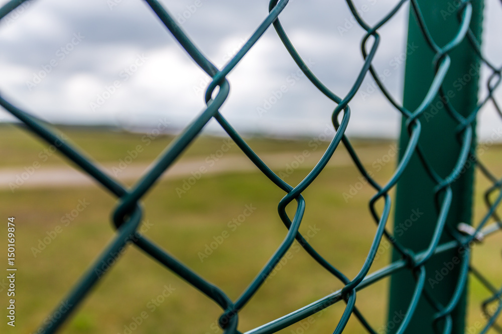 Fototapeta premium maschendrahtzaun