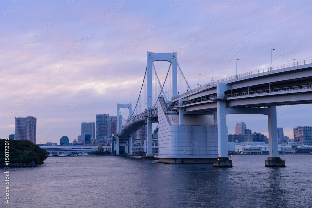 東京　お台場　レインボーブリッジ