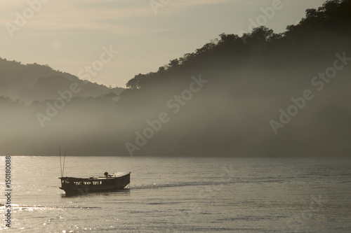 LAOS LUANG PRABANG MEKONG RIVER