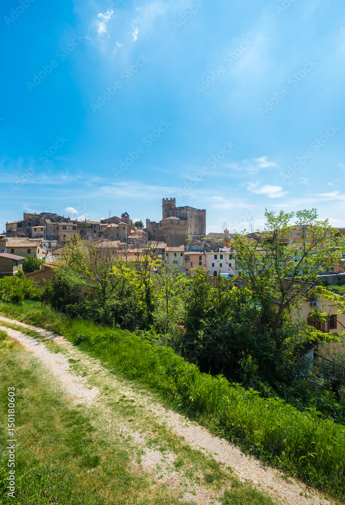 Nazzano (Rome, Italy) - A small village in the province of Rome, along the river Tiber with an old historical center and a charming medieval castle abandoned.