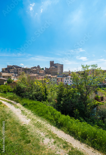 Nazzano (Rome, Italy) - A small village in the province of Rome, along the river Tiber with an old historical center and a charming medieval castle abandoned.