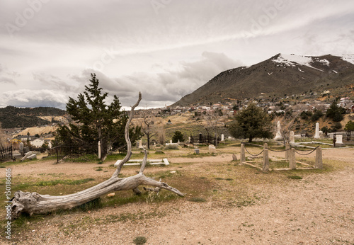 Virginia City in Nevada was center of gold and silver rush photo