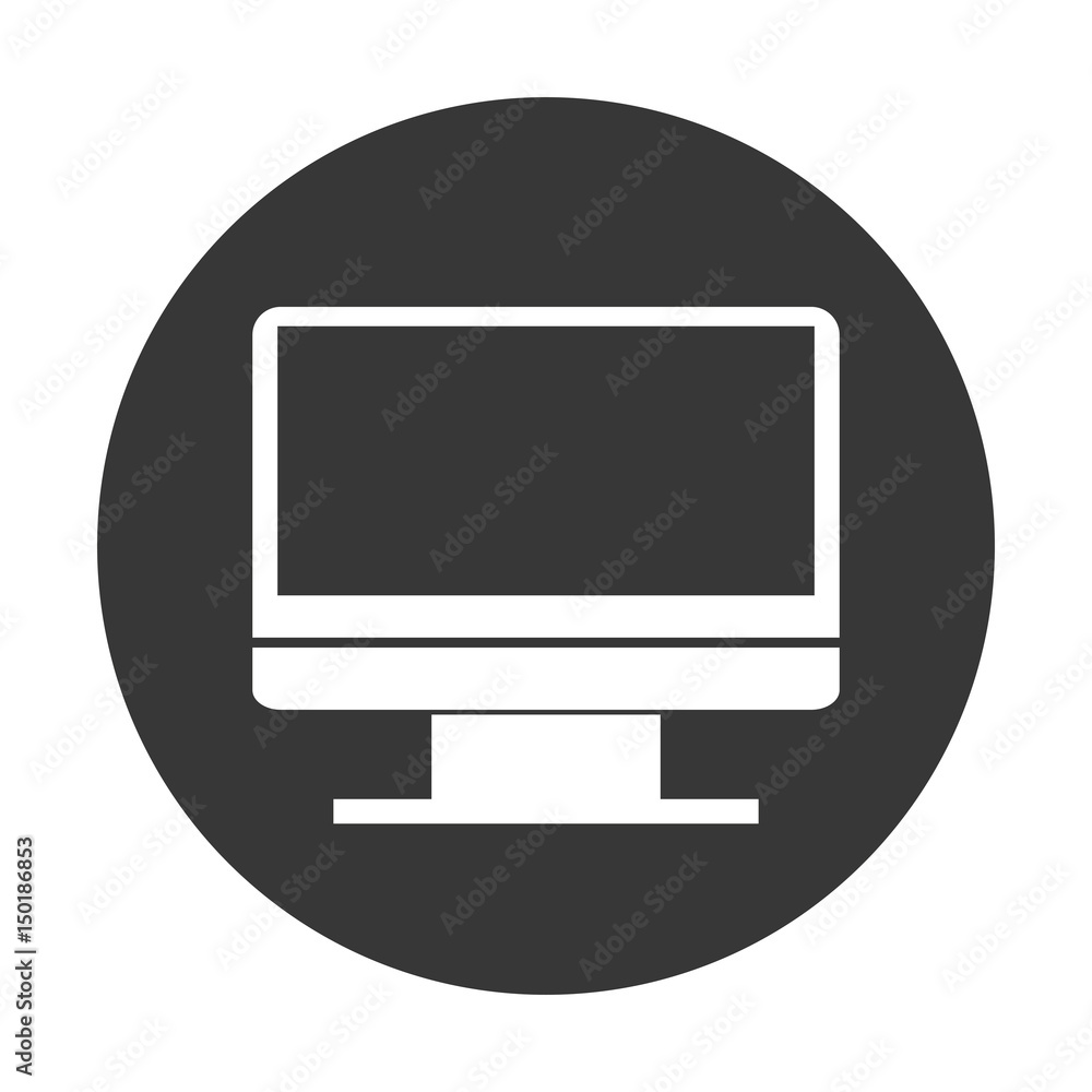 monitor computer isolated icon vector illustration design monitor computer isolated icon vector illustration design