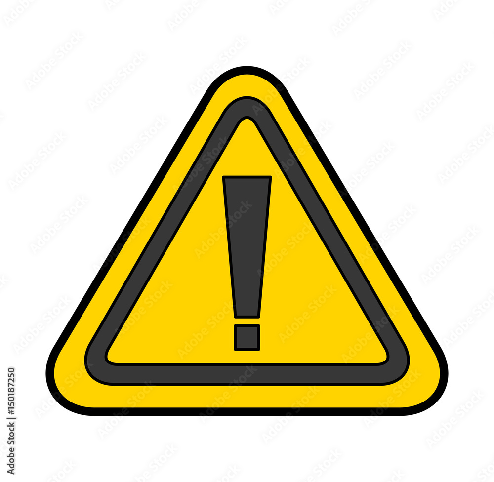 alert sign isolated icon vector illustration design alert sign isolated icon vector illustration design
