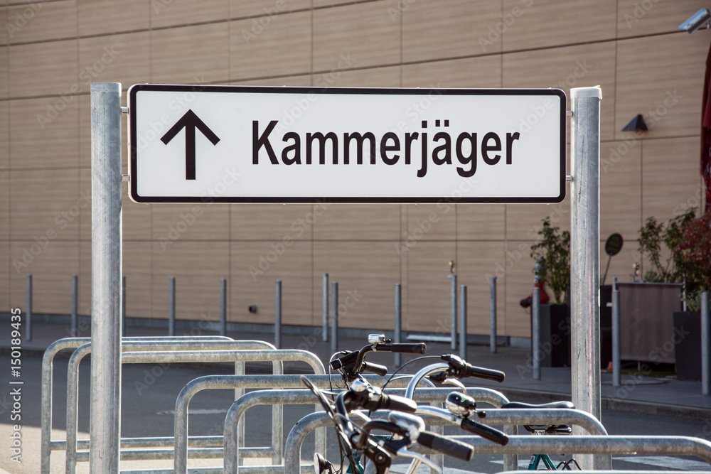 Obraz premium Schild 171 - Kammerjäger