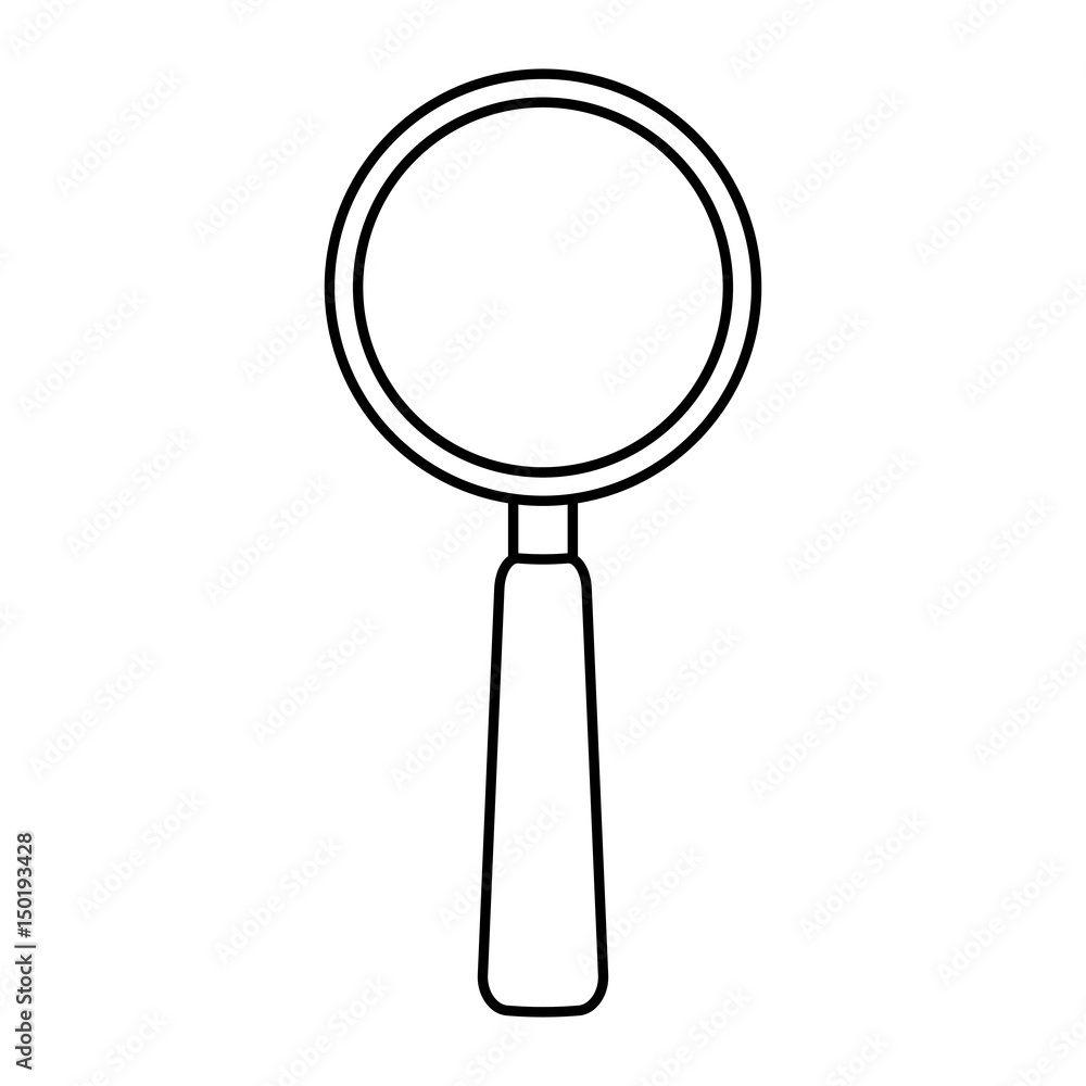 magnifying glass isolated icon vector illustration design magnifying glass isolated icon vector illustration design