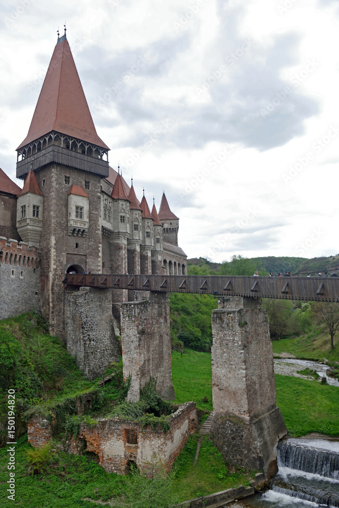  Castel of Corvinilor, hunedoara,Transylvania, Romania,