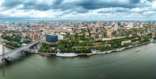 Fényképezés Rostov-on-Don. Russia. aerial view, Panoramas of the city
