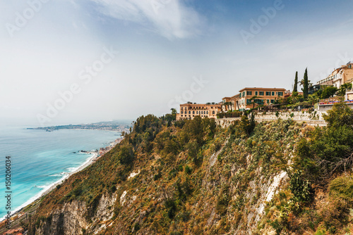 Cityscape of Taormina, Sicily, Italy