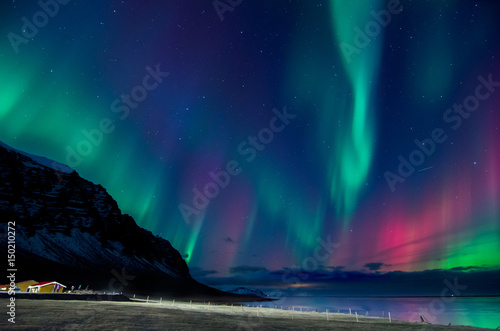 Colors of the northern lights