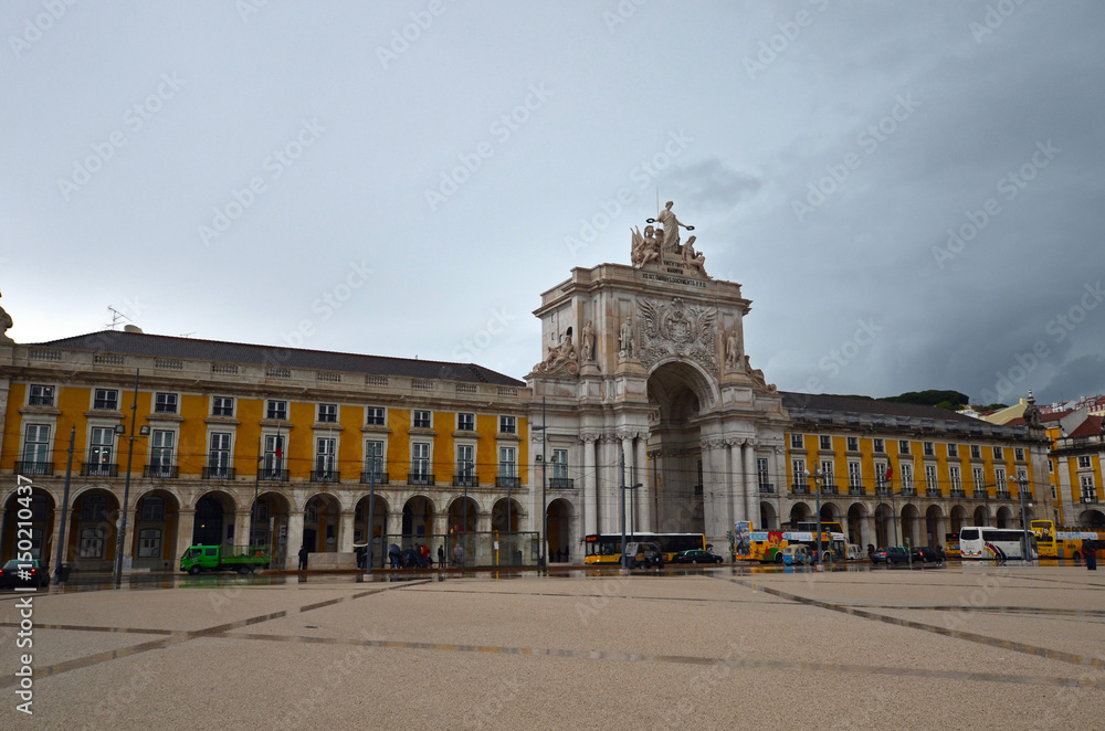 Naklejka premium Holidays in Lisboa