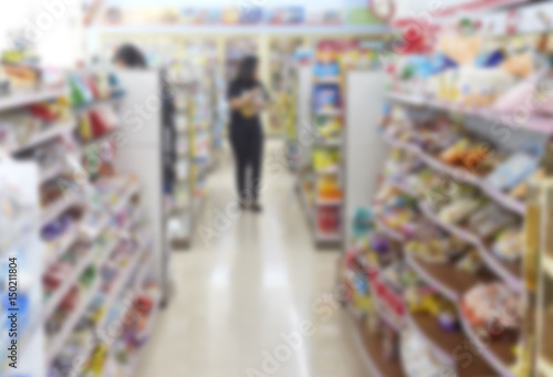 Supermarket store blur © 1981 Rustic Studio