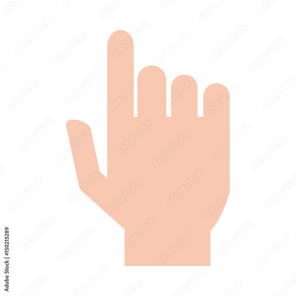 hand pointing with index finger icon image vector illustration design hand pointing with index finger icon image vector illustration design