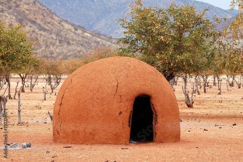 Hut of a Himba Tribe in Namibia