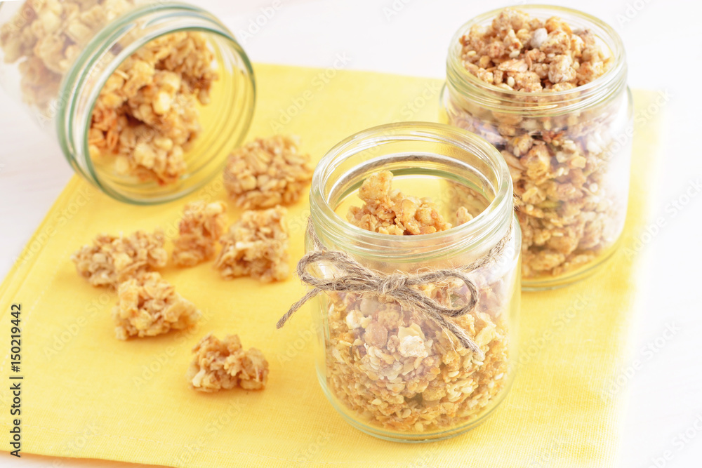 wholegrain oat granola breakfast wholegrain oat granola breakfast