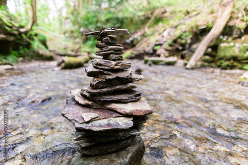 Cairn - stones in water