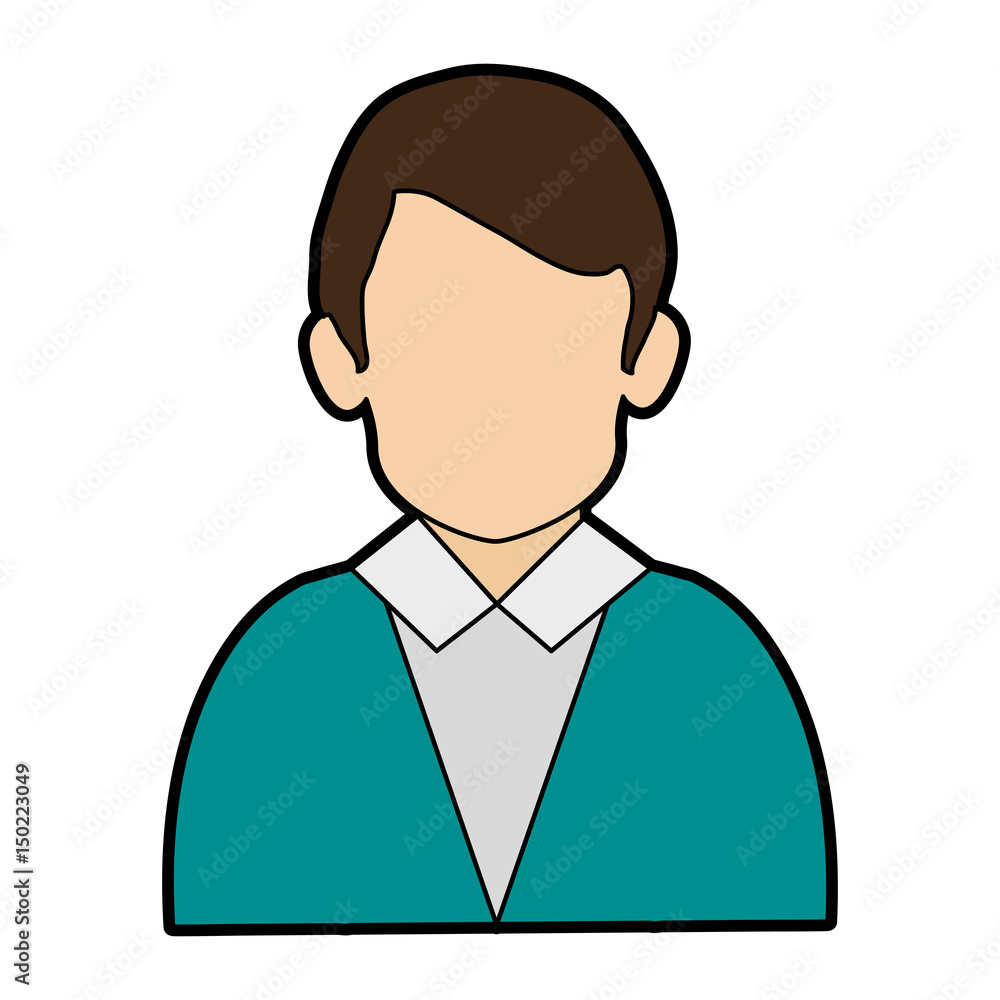 faceless man icon image vector illustration design faceless man icon image vector illustration design