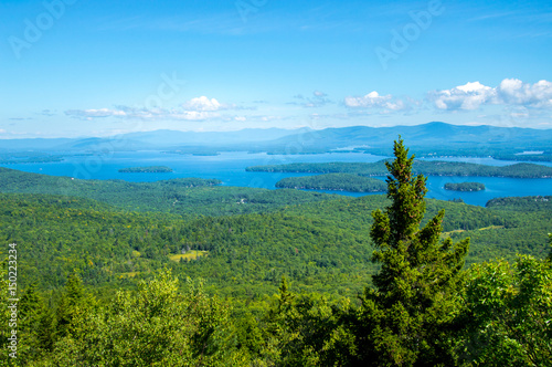 Idyllic Lake Winnipesaukee, Maine, USA