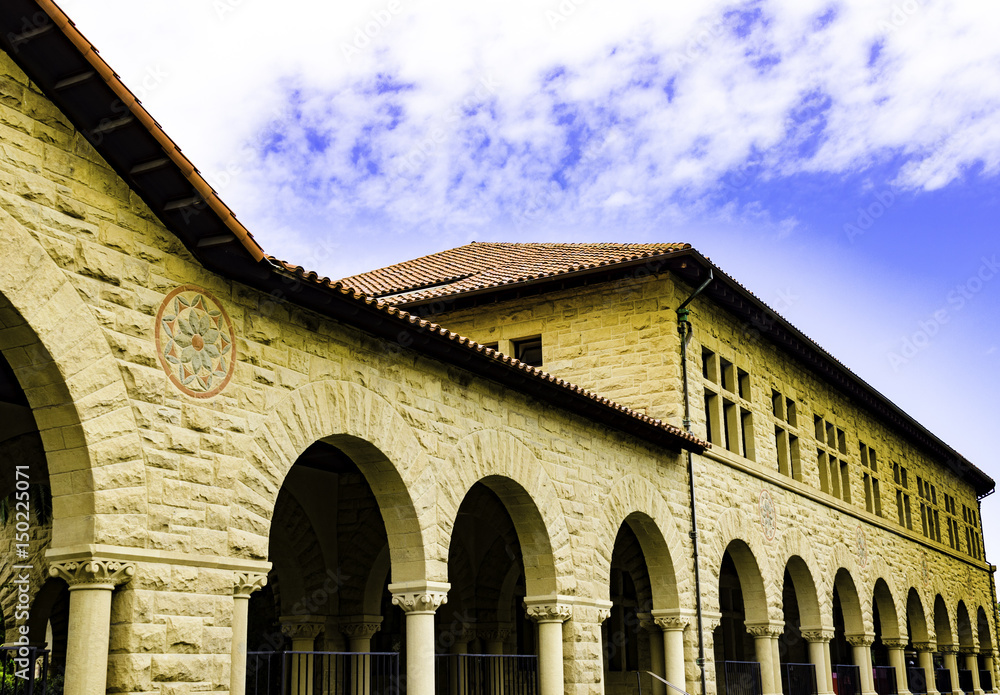 Obraz premium Public Library Building in California