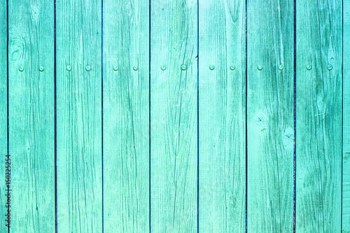 Turquoise Colored Wood Texture