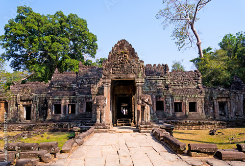 Preah khan temple in Angkor Wat Siem Reap, Cambodia photo