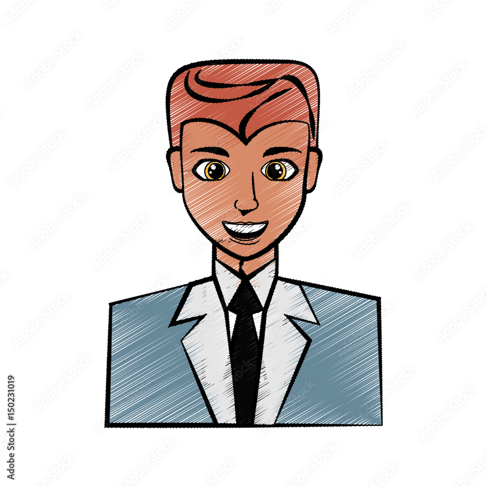 Elegant man cartoon icon vector illustration graphic design Elegant man cartoon icon vector illustration graphic design