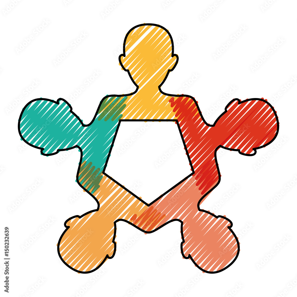 Teamwork abstract symbol icon vector illustration graphic design Teamwork abstract symbol icon vector illustration graphic design