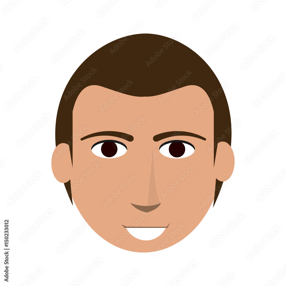 handsome man icon image vector illustration design 