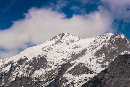 The Alps mountains in the spring