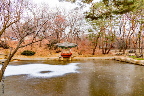 View of Seoul city in south korea photo