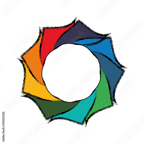 Shutter camera symbol icon vector illustration graphic design