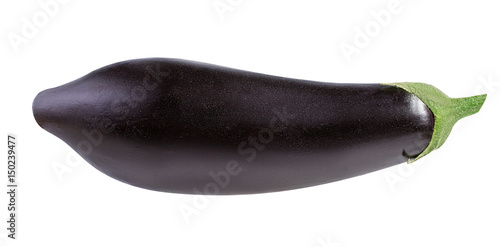 eggplants isolated on white