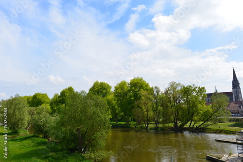 Die Donau in Regensburg