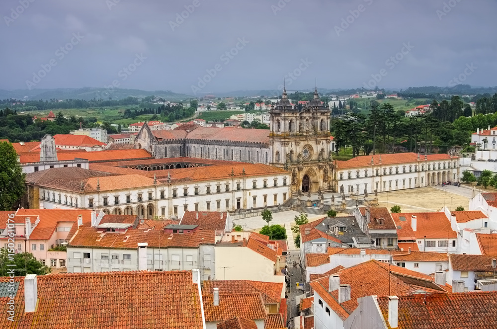 Obraz premium Alcobaca Kloster in Portugal - Alcobaca Monastery in Portugal
