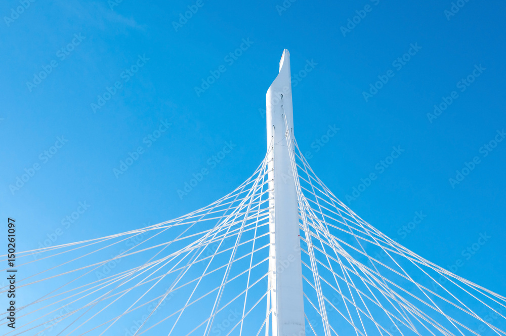 Fototapeta premium Szczegół mostu wantowego