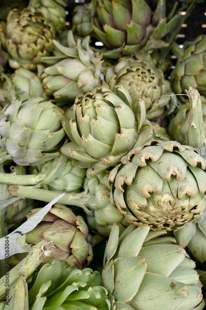 Fototapeta premium Fresh Artichokes