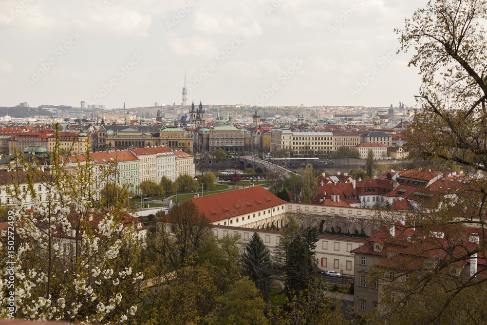 The city of Prague panorama