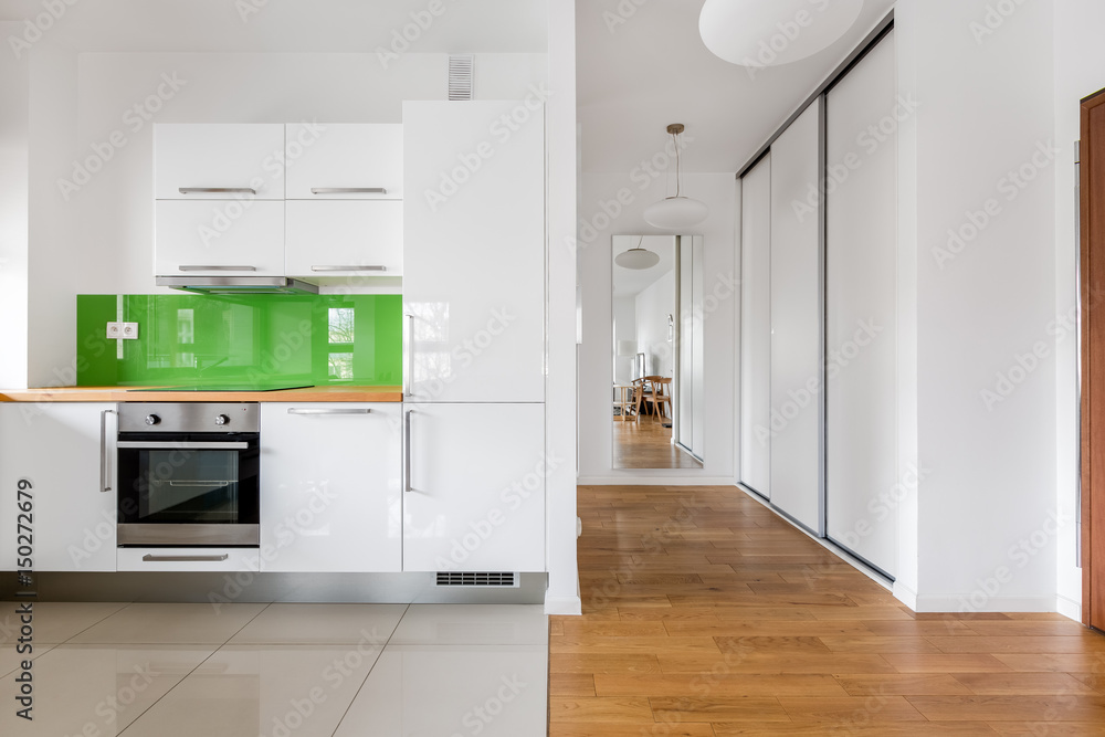 Modern kitchen in new flat Modern kitchen in new flat