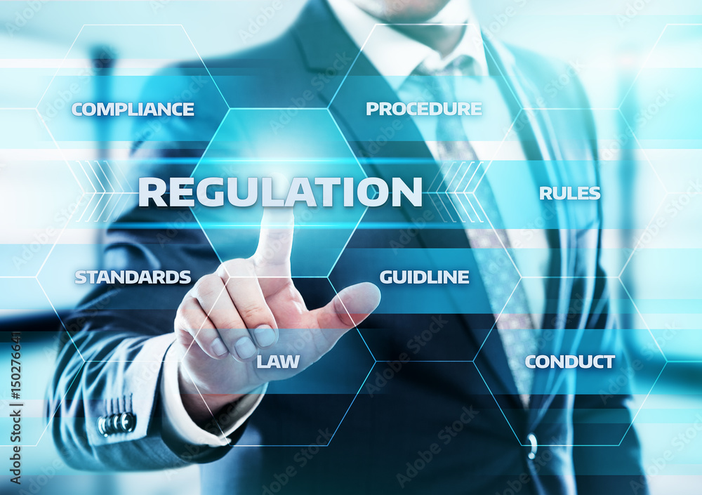 Regulation Compliance Rules Law Standard Business Technology concept Regulation Compliance Rules Law Standard Business Technology concept
