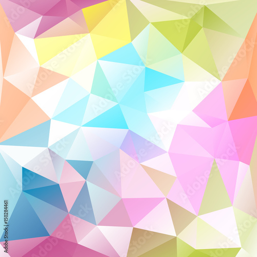 Colored modern polygonal background