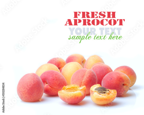 Apricot isolated  photo