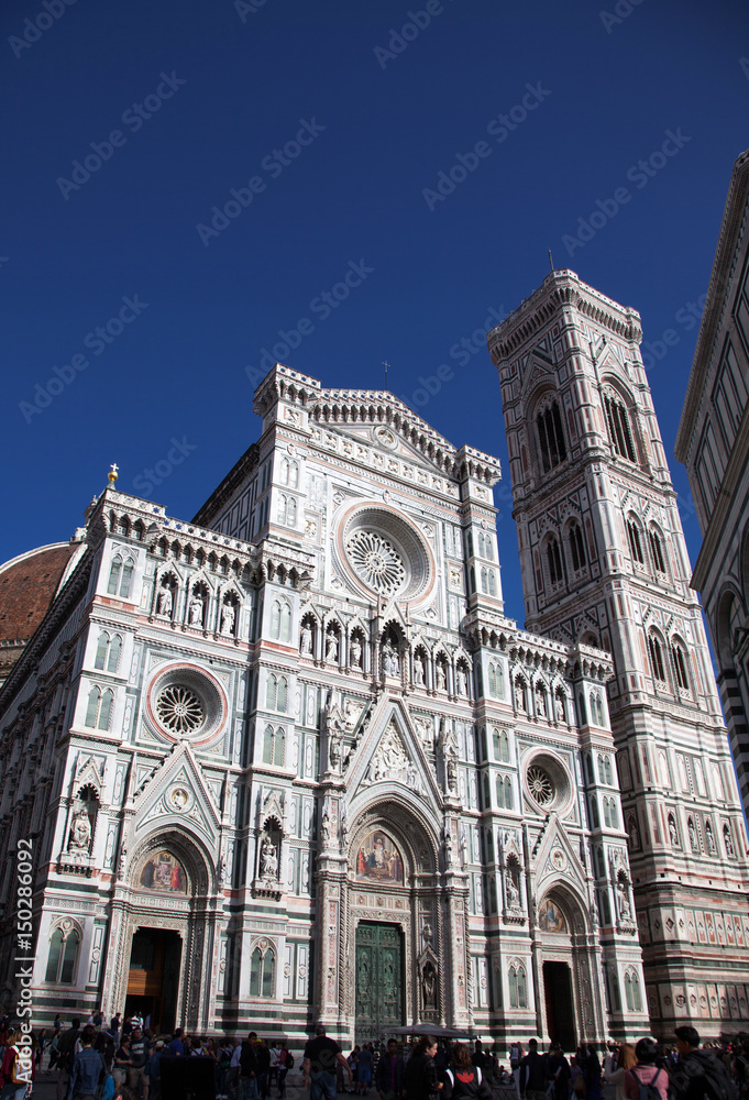 beautiful renaissance cathedral Santa Maria del Fiore in Florence, Italy
