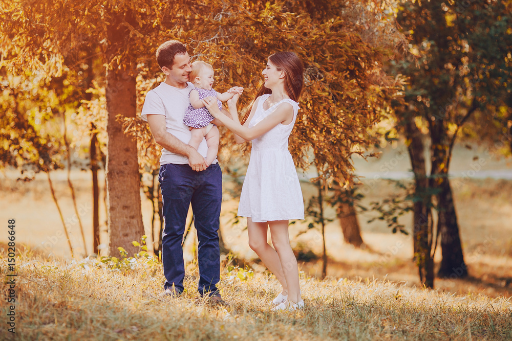 family in park family in park